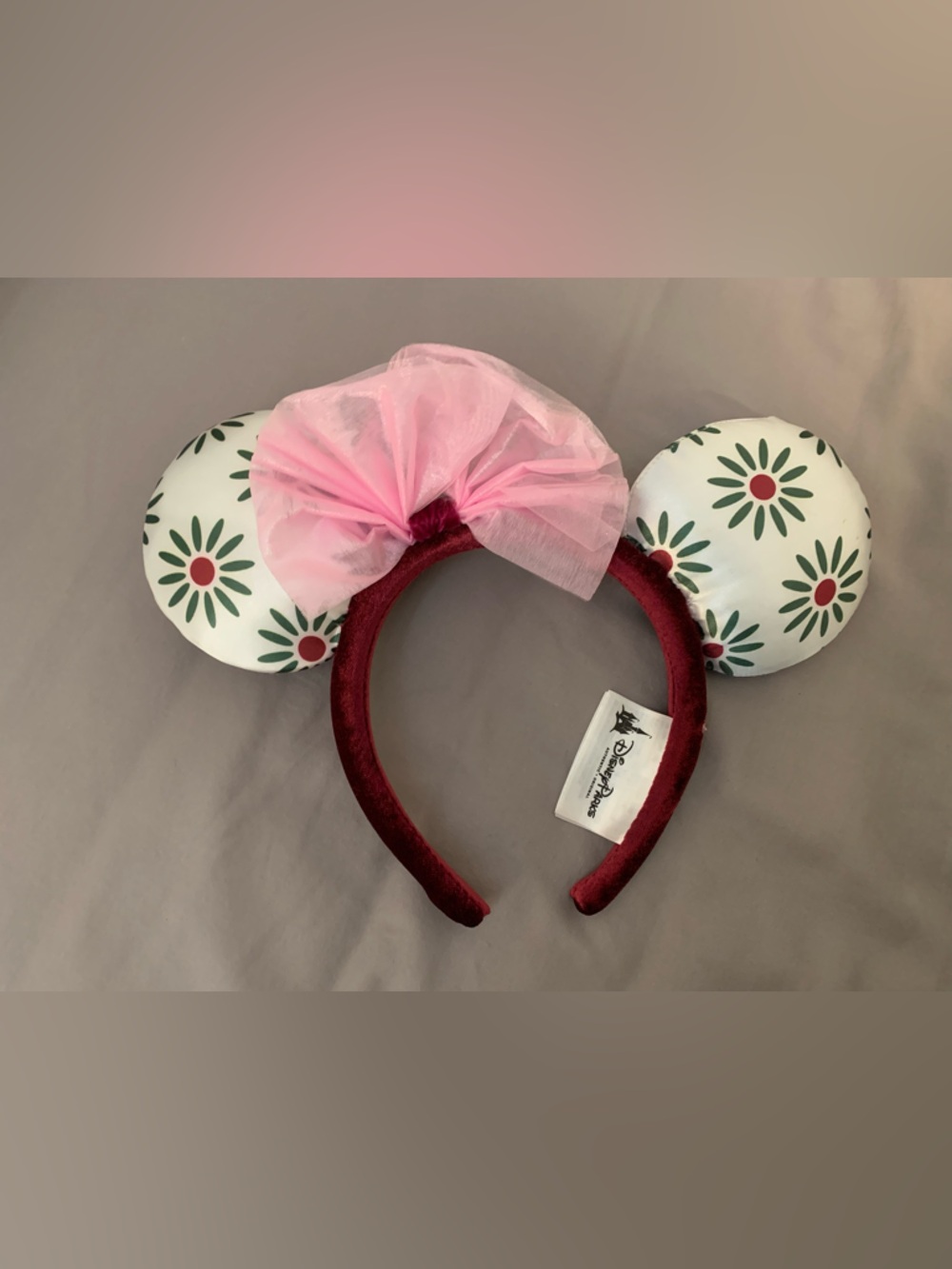 Disney Haunted Mansion Sally Slater Tightrope Floral Minnie Ears